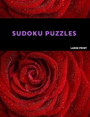 Sudoku Puzzles Large Print: 100 Hard Sudoku Puzzle Book. One puzzle per page with room to work. by Akebia Puzzles 9781073465538