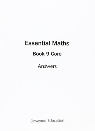 Essential Maths 9 Core Answers by David Rayner 9781906622398