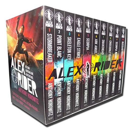 Alex Rider 10 Book Collection by Anthony Horowitz 9781406364835