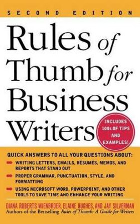 Rules of Thumb for Business Writers by Wienbroer 9780071832700