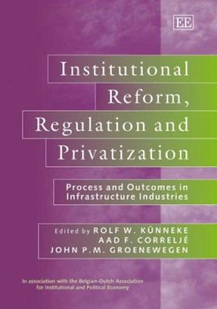 Institutional Reform, Regulation and Privatization: Process and Outcomes in Infrastructure Industries by Rolf W. Kunneke 9781845422769