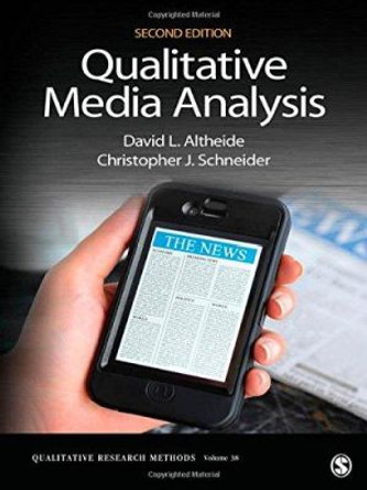 Qualitative Media Analysis by David L. Altheide 9781452230054