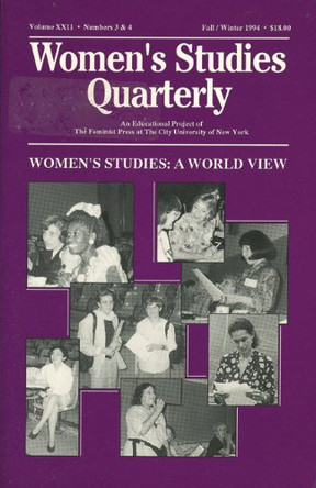 Women's Studies: A World View: v. 22, No. 3 & 4: Women's Studies - A World View by Mariam K. Chamberlain 9781558611337