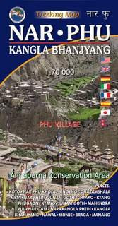 NAR PHU Kangla Bhanjyang-map by Vajra Books 9789937810944