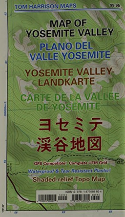 Yosemite Valley by Tom Harrison Maps 9781877689604