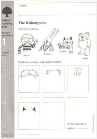 Oxford Reading Tree: Level 8: Workbooks: Workbook 1: The Kidnappers and Viking Adventures (Pack of 30) by Thelma Page 9780199167722
