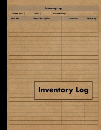 Inventory Log: Large Inventory Log Book - 120 Pages for Business and Home - Perfect Bound by Red Tiger Press 9781071363973