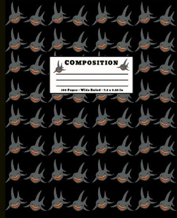Composition: 100 Pages Wide Ruled 7.5 x 9.25 inch by Screaming Monkey Notebooks 9781074849740