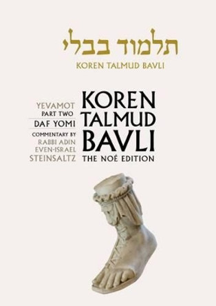 Koren Talmud Bavli: Yevamot Part 2, English, Daf Yomi: v. 15 by Rabbi Adin Steinsaltz 9789653016217