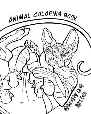 Animal Coloring Book by Amanda Milo 9781073707324