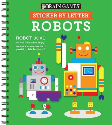 Sticker Puzzles Robots by Publications International Ltd 9781640307391