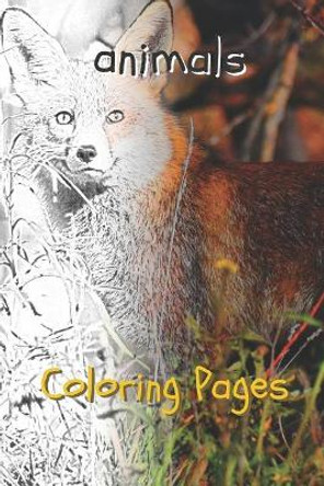 Animal Coloring Pages by Coloring Pages 9781090334909