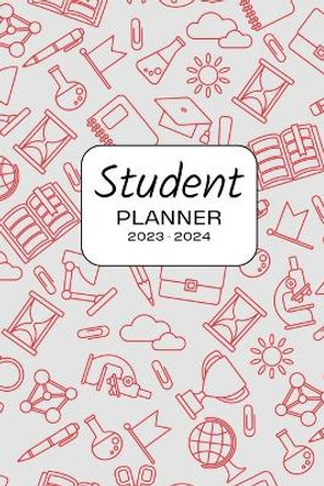 2023 - 2024 Student Planner (RED) by Takhia Gaither 9781088255087