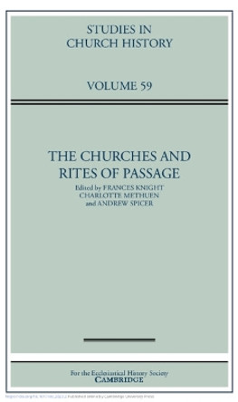 The Churches and Rites of Passage: Volume 59 by Frances Knight 9781009421744
