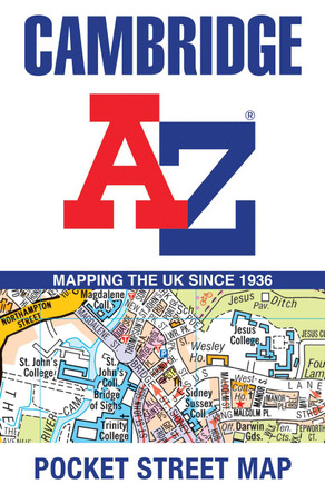 Cambridge A-Z Pocket Street Map by A-Z Maps 9780008657550