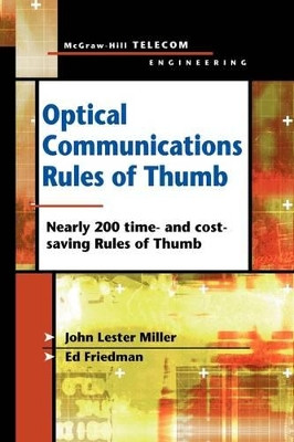 Optical Communications Rules of Thumb by John Miller 9780071737982
