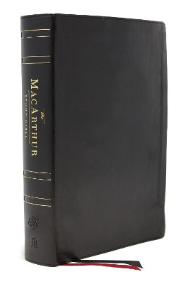 ESV, MacArthur Study Bible, 2nd Edition, Genuine leather, Black, Thumb Indexed: Unleashing God's Truth One Verse at a Time by John F. MacArthur 9780785247050