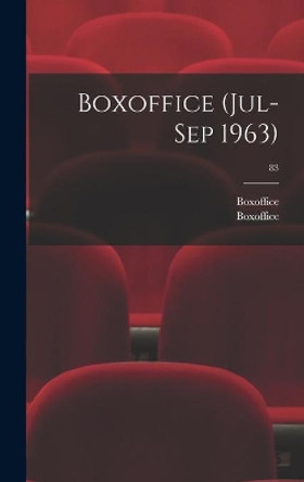 Boxoffice (Jul-Sep 1963); 83 by Boxoffice 9781013350818