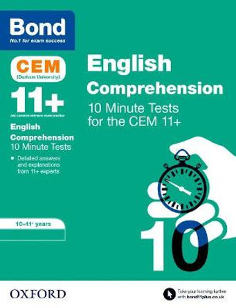 Bond 11+: CEM English Comprehension 10 Minute Tests: 10-11 Years by Christine Jenkins