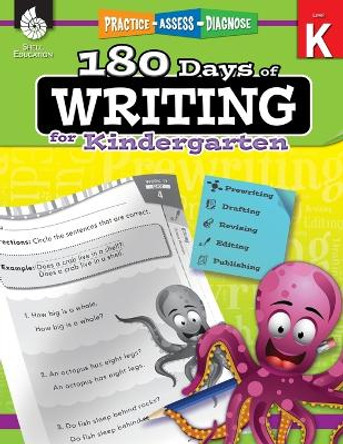 180 Days of Writing for Kindergarten: Practice, Assess, Diagnose by Tracy Pearce 9781425815233