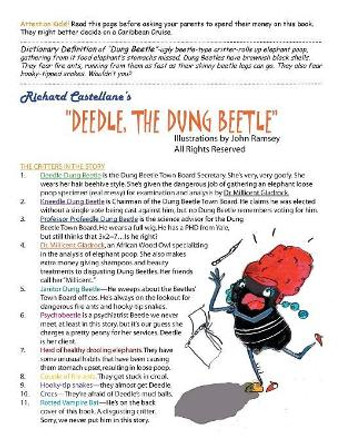 ''Deedle, the Dung Beetle'' by Richard Castellane 9781450051606