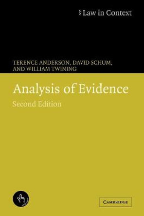 Analysis of Evidence by Terence Anderson