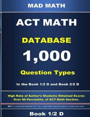 ACT Math Database 1-2 D by John Su 9781492123187