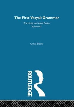 First Votyak Grammar by Gyula Decsy