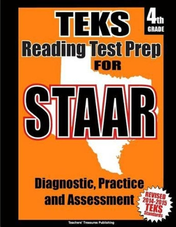 TEKS 4th Grade Reading Test Prep for STAAR by Teachers' Treasures 9781500659585