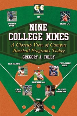 Nine College Nines: A Closeup View of Campus Baseball Programs Today by Greg Tully 9780786441280