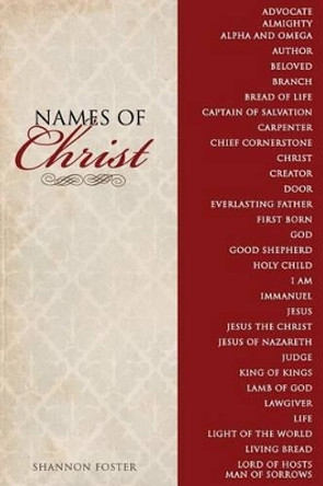 Names of Christ: Red Cover by Shannon Foster 9781470062521