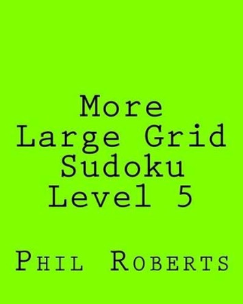 More Large Grid Sudoku Level 5: Medium to Moderate Sudoku Puzzles by Phil Roberts 9781477475218