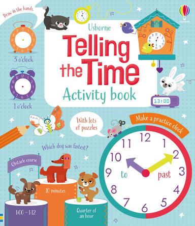 Telling the Time Activity Book by Lara Bryan