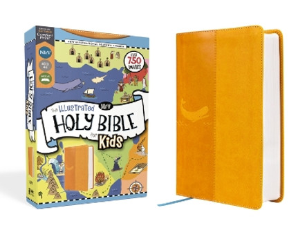 NIrV, The Illustrated Holy Bible for Kids, Leathersoft, Yellow, Full Color, Comfort Print: Over 750 Images by Zondervan 9780310464181