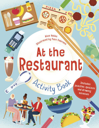 At the Restaurant Activity Book Putri Febriana 9780711275492