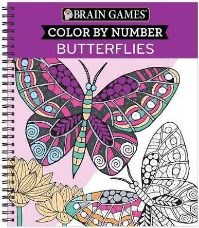 Brain Games - Color by Number: Butterflies by New Seasons 9781645584353