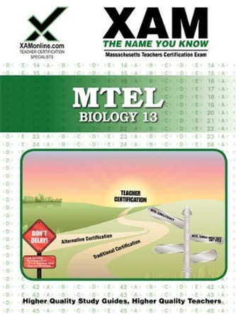 Mtel Biology 13 Teacher Certification Test Prep Study Guide by Sharon A Wynne 9781581976878