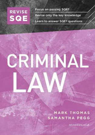 Revise SQE Criminal Law by Mark Thomas