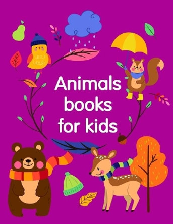 Animals books for kids: coloring pages for adults relaxation with funny images to Relief Stress by J K Mimo 9781707092857