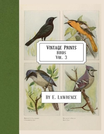 Vintage Prints: Birds: Vol. 3 by E Lawrence 9781717053374