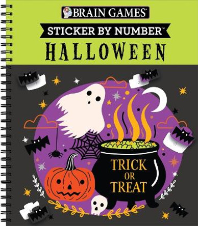 Brain Games - Sticker by Number: Halloween (Trick or Treat Cover) by Publications International Ltd 9781639380961