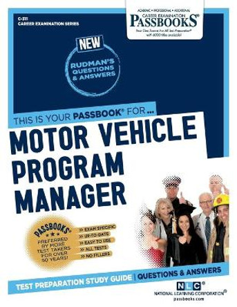 Motor Vehicle Program Manager by National Learning Corporation 9781731803115