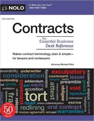 Contracts: The Essential Business Desk Reference by Richard Stim 9781413328929