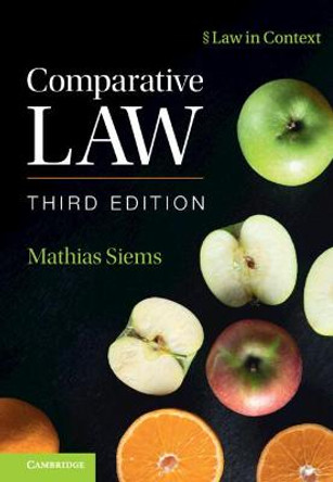 Comparative Law by Mathias Siems