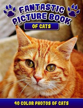 Fantastic Picture Book of Cats. 40 Color Photos of Cats: Cat Names Picture Book Gift for Adults & Seniors with Alzheimer's. by Rodrick Madison 9781693549779