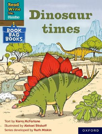 Read Write Inc. Phonics: Grey Set 7 Book Bag Book 12 Dinosaur times by Karra McFarlane