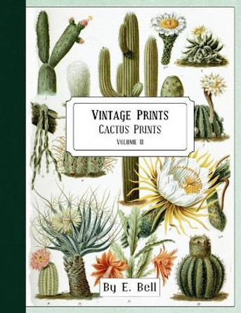 Vintage Prints: Cactus Prints by E Bell 9781986193504