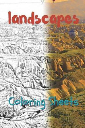 Landscape Coloring Sheets: 30 Landscape Drawings, Coloring Sheets Adults Relaxation, Coloring Book for Kids, for Girls, Volume 10 by Julian Smith 9781797725598