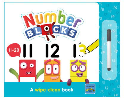Numberblocks 11-20: A Wipe-Clean Book by Sweet Cherry Publishing