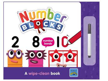 Numberblocks Number Bonds: A Wipe-Clean Book by Sweet Cherry Publishing